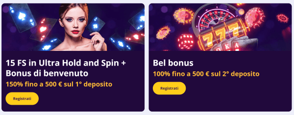 Stellare casino bonus